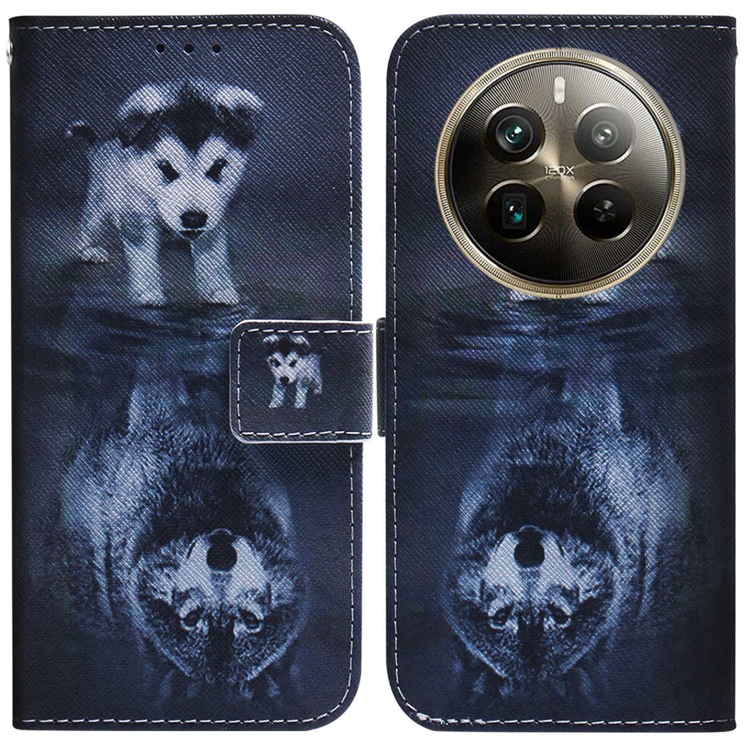 For Realme 12 Pro 5G / 12 Pro+ 5G Leather Case Pattern Printing Protective Phone Cover