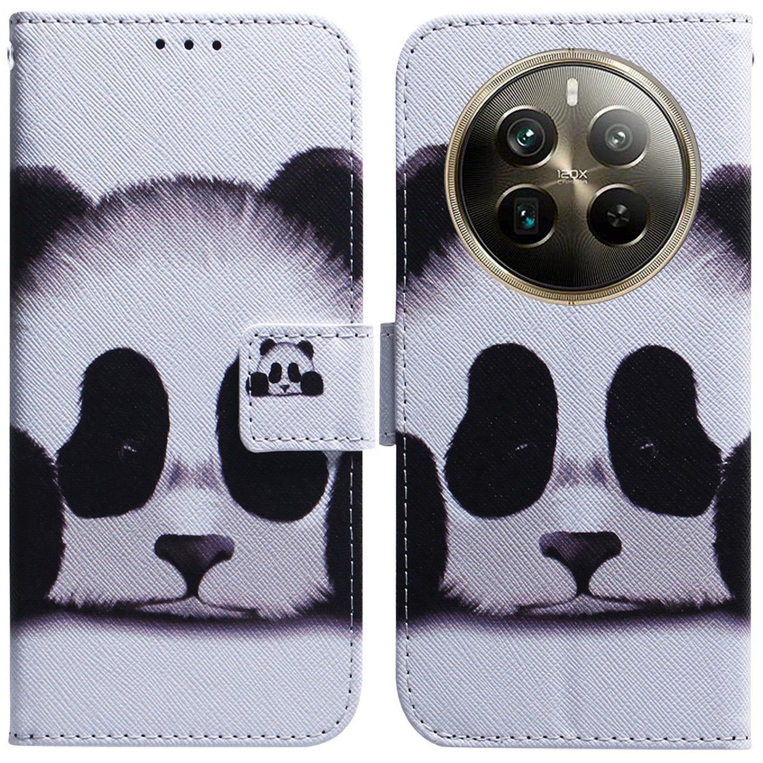 For Realme 12 Pro 5G / 12 Pro+ 5G Leather Case Pattern Printing Protective Phone Cover
