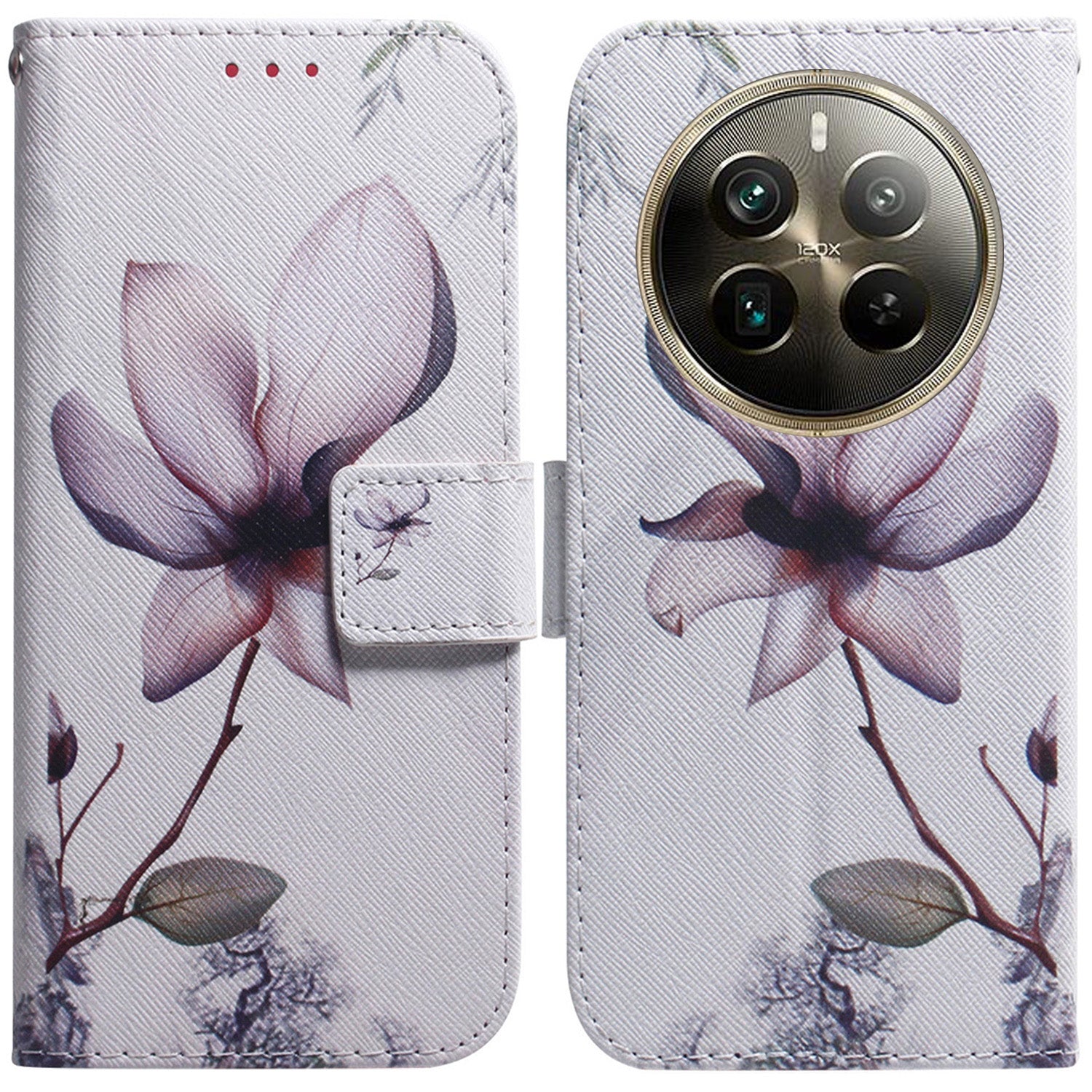 For Realme 12 Pro 5G / 12 Pro+ 5G Leather Case Pattern Printing Protective Phone Cover