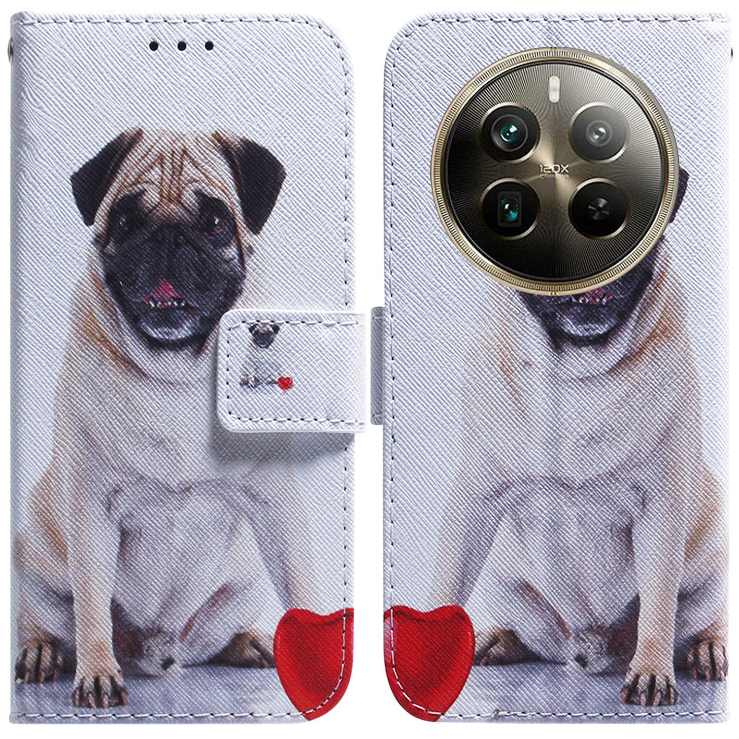 For Realme 12 Pro 5G / 12 Pro+ 5G Leather Case Pattern Printing Protective Phone Cover