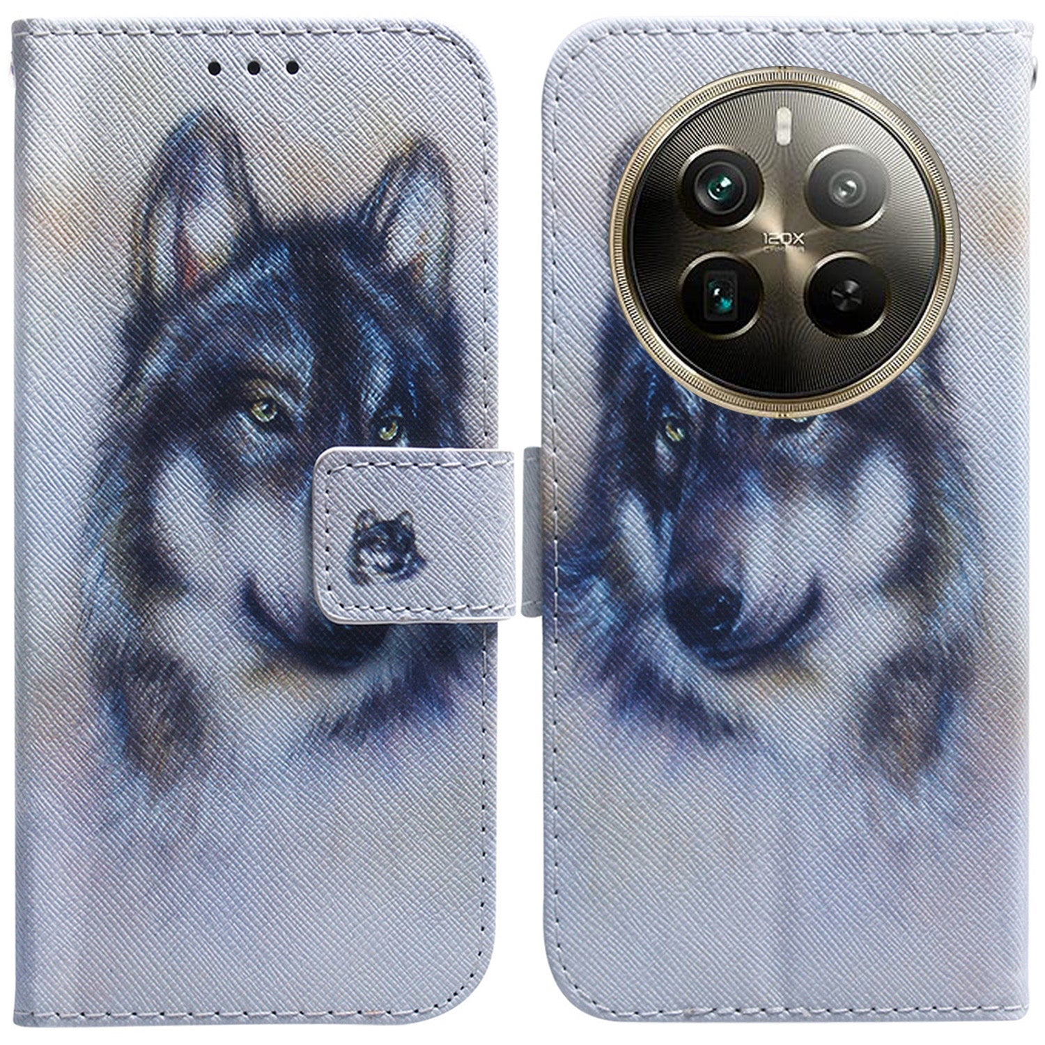For Realme 12 Pro 5G / 12 Pro+ 5G Leather Case Pattern Printing Protective Phone Cover