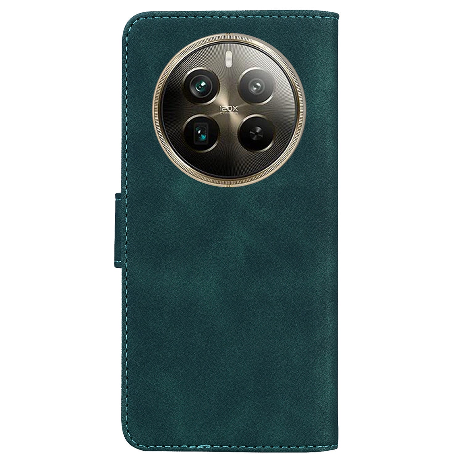 For Realme 12 Pro 5G / 12 Pro+ 5G Case Stand Solid Color Leather Flip Phone Cover