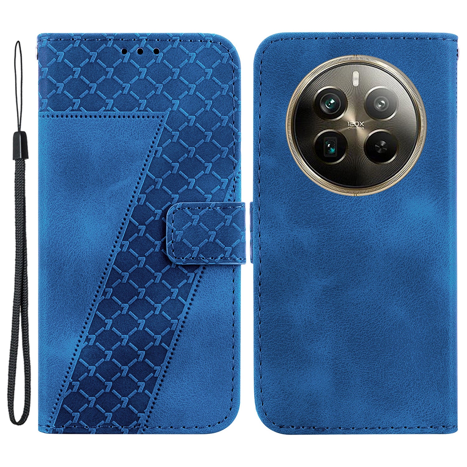 For Realme 12 Pro 5G / 12 Pro+ 5G Case 7-Shape Pattern Drop Protection Phone Cover