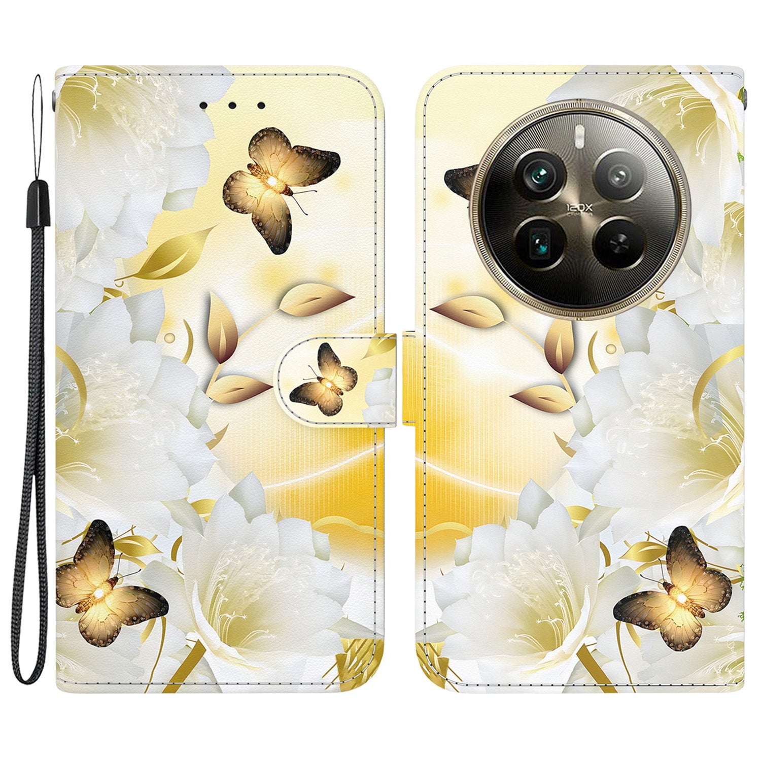 For Realme 12 Pro 5G / 12 Pro+ 5G Case Printed Pattern Wallet Leather Phone Cover
