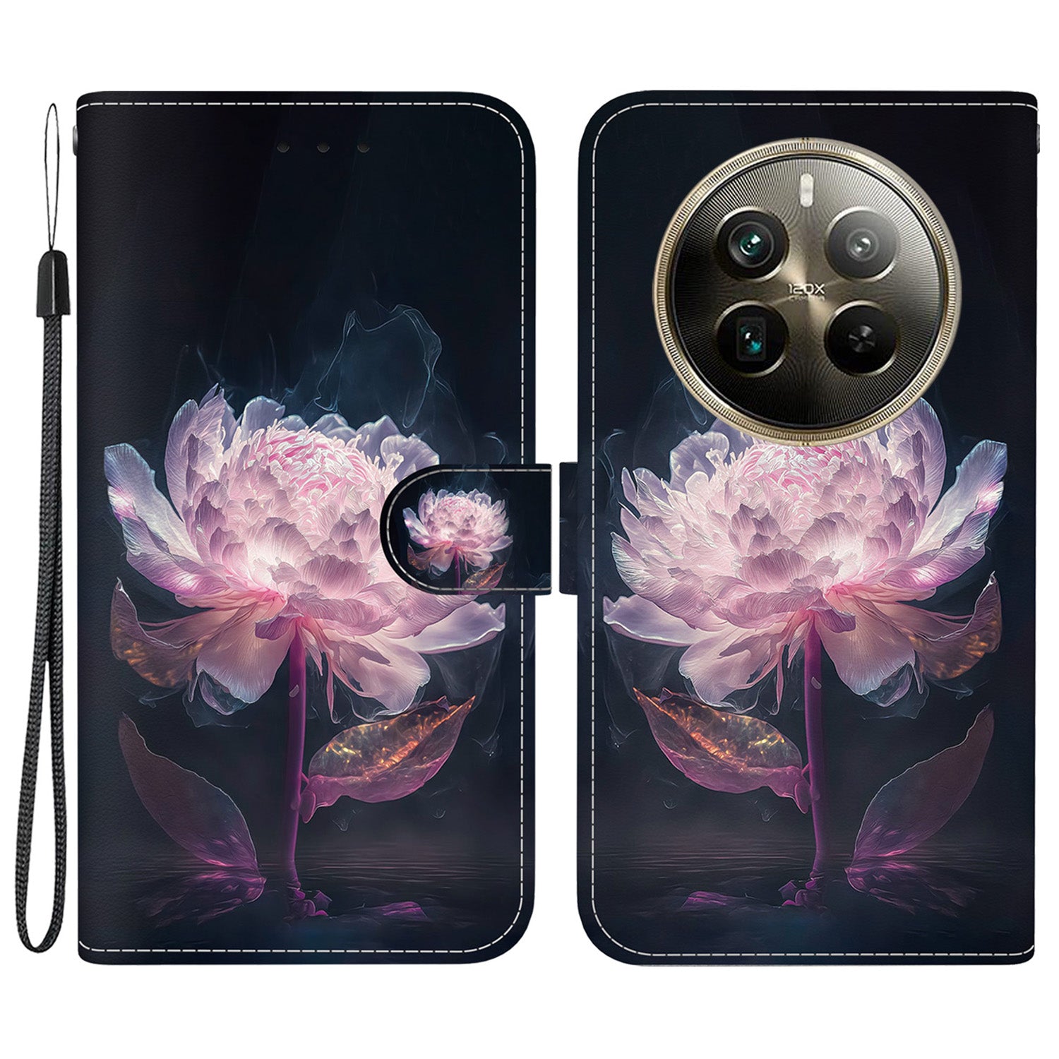 For Realme 12 Pro 5G / 12 Pro+ 5G Case Printed Pattern Wallet Leather Phone Cover