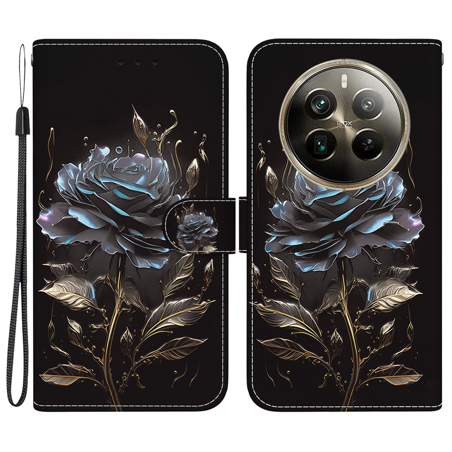 For Realme 12 Pro 5G / 12 Pro+ 5G Case Printed Pattern Wallet Leather Phone Cover
