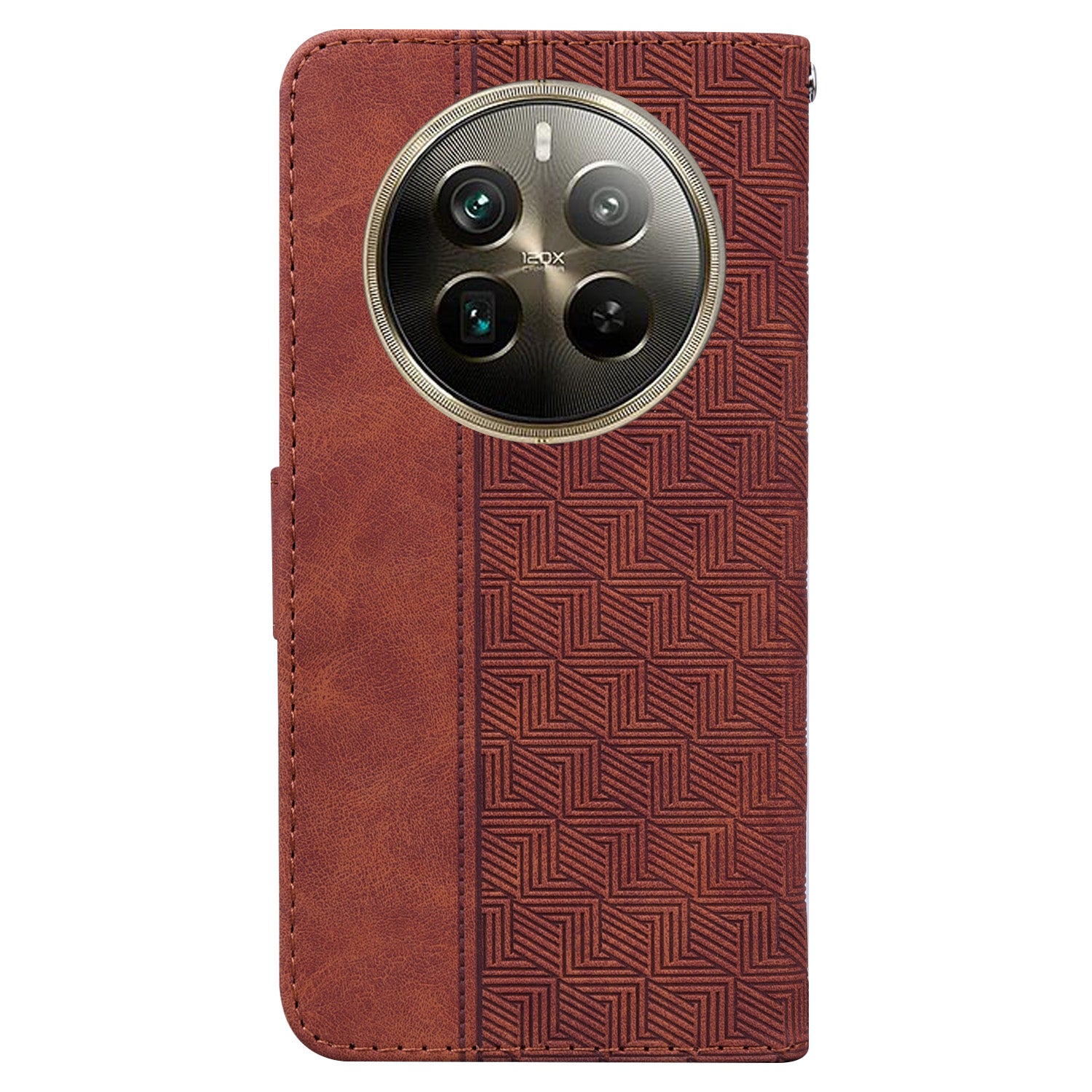 For Realme 12 Pro 5G / 12 Pro+ 5G Wallet Case Geometry Leather Phone Cover