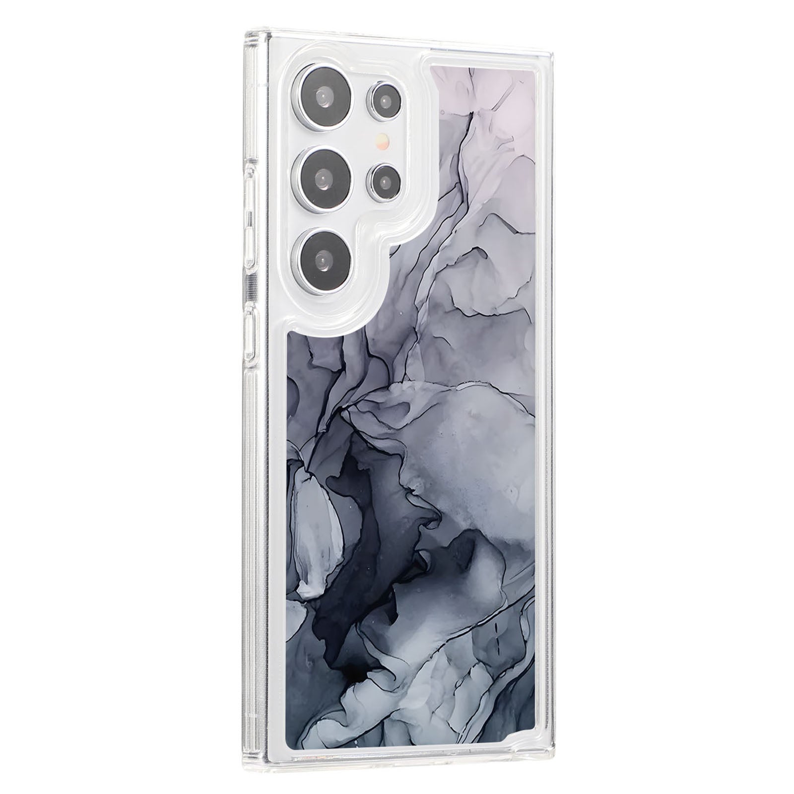 For Samsung Galaxy S23 Ultra TPU Case Marble Printing Air Bag Anti-Drop Phone Cover