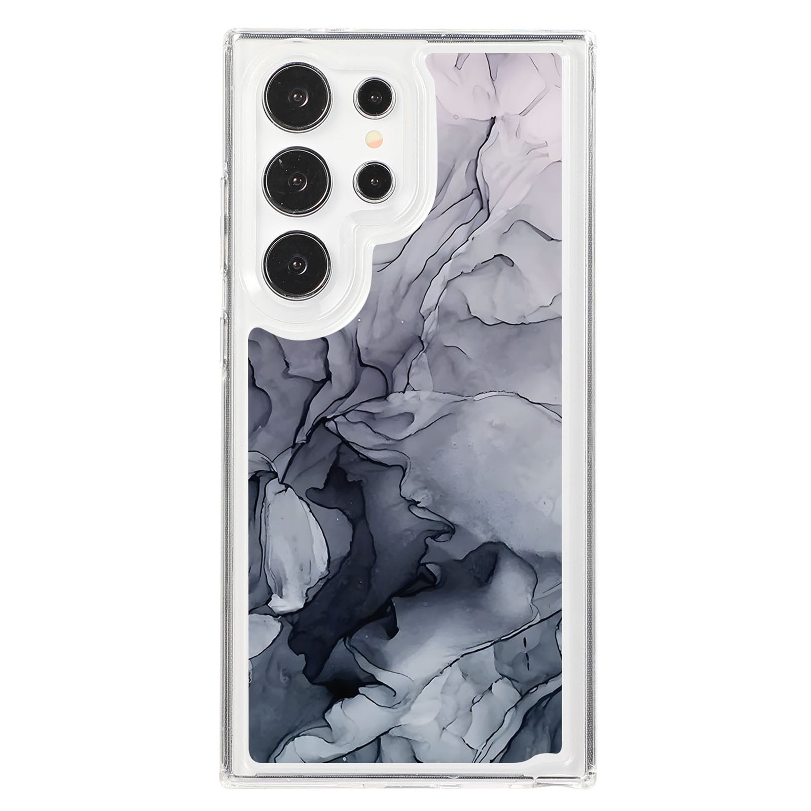 For Samsung Galaxy S23 Ultra TPU Case Marble Printing Air Bag Anti-Drop Phone Cover