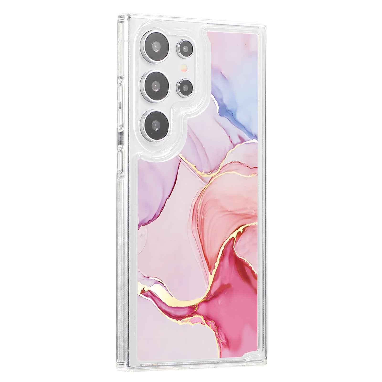 For Samsung Galaxy S23 Ultra TPU Case Marble Printing Air Bag Anti-Drop Phone Cover