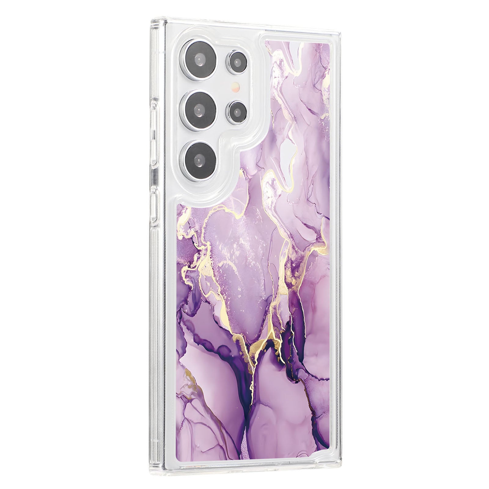 For Samsung Galaxy S23 Ultra TPU Case Marble Printing Air Bag Anti-Drop Phone Cover