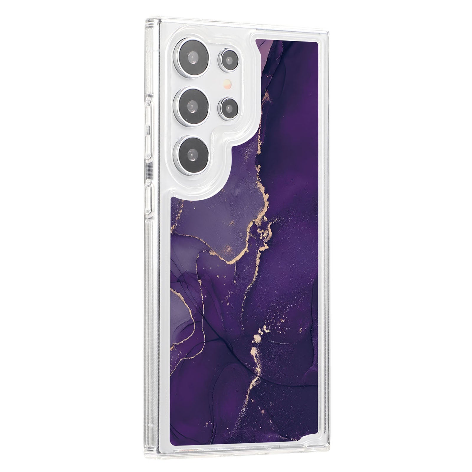 For Samsung Galaxy S23 Ultra TPU Case Marble Printing Air Bag Anti-Drop Phone Cover