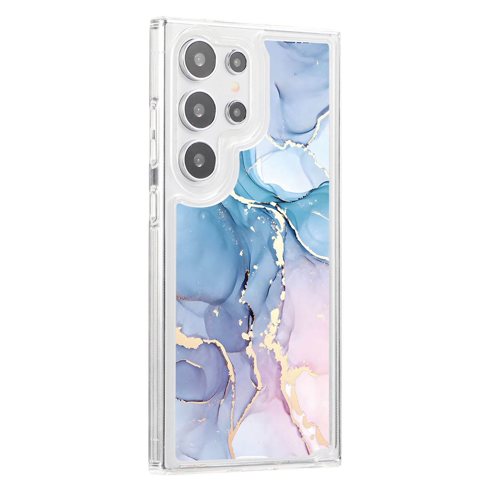 For Samsung Galaxy S23 Ultra TPU Case Marble Printing Air Bag Anti-Drop Phone Cover