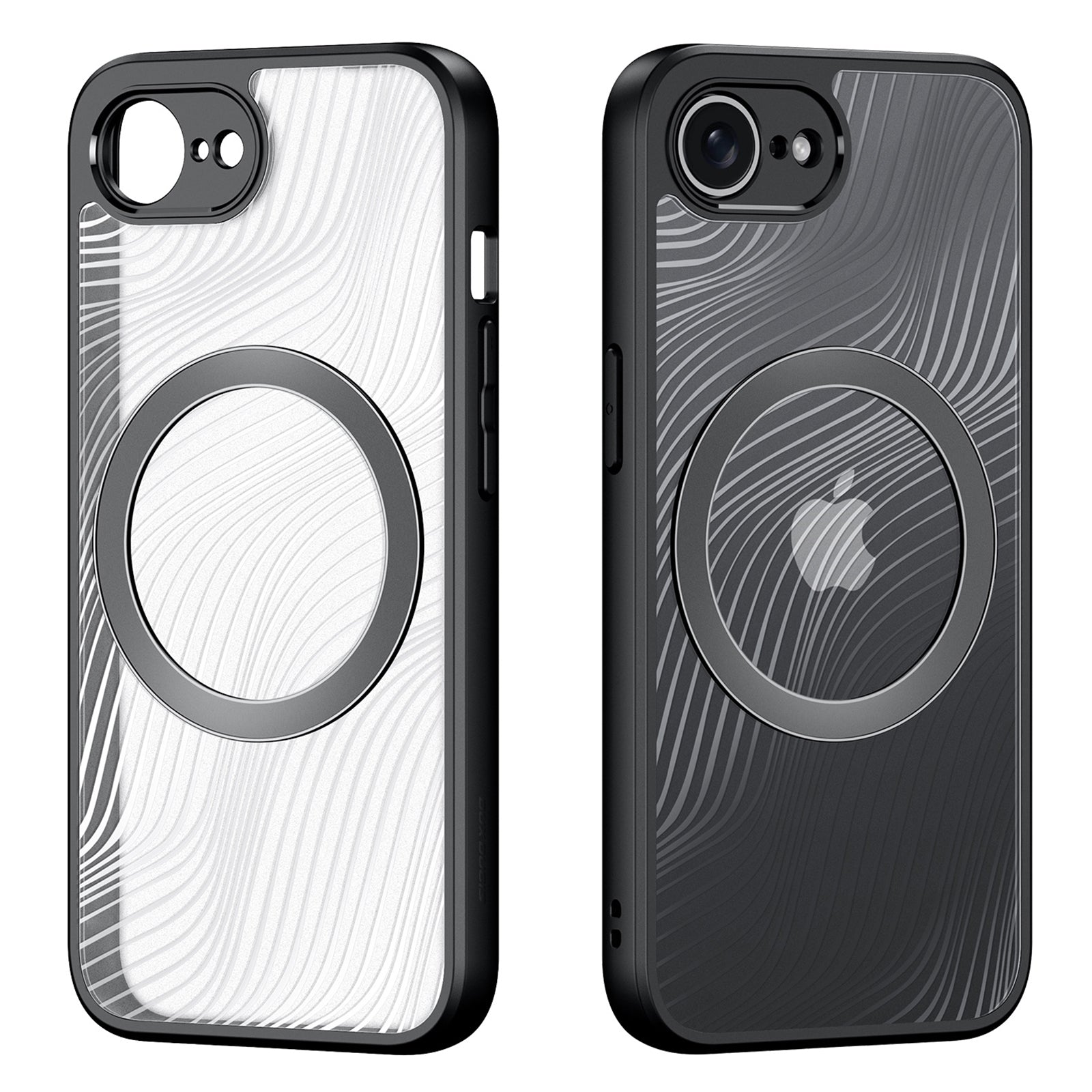 DUX DUCIS Aimo Series for iPhone SE (2024) Case PC+TPU Phone Cover Compatible with MagSafe (REACH, Black)