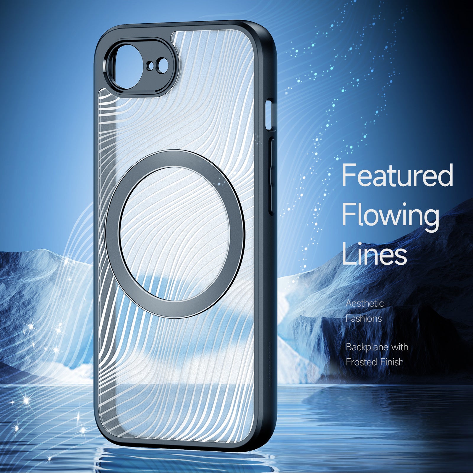 DUX DUCIS Aimo Series for iPhone SE (2024) Case PC+TPU Phone Cover Compatible with MagSafe (REACH, Black)