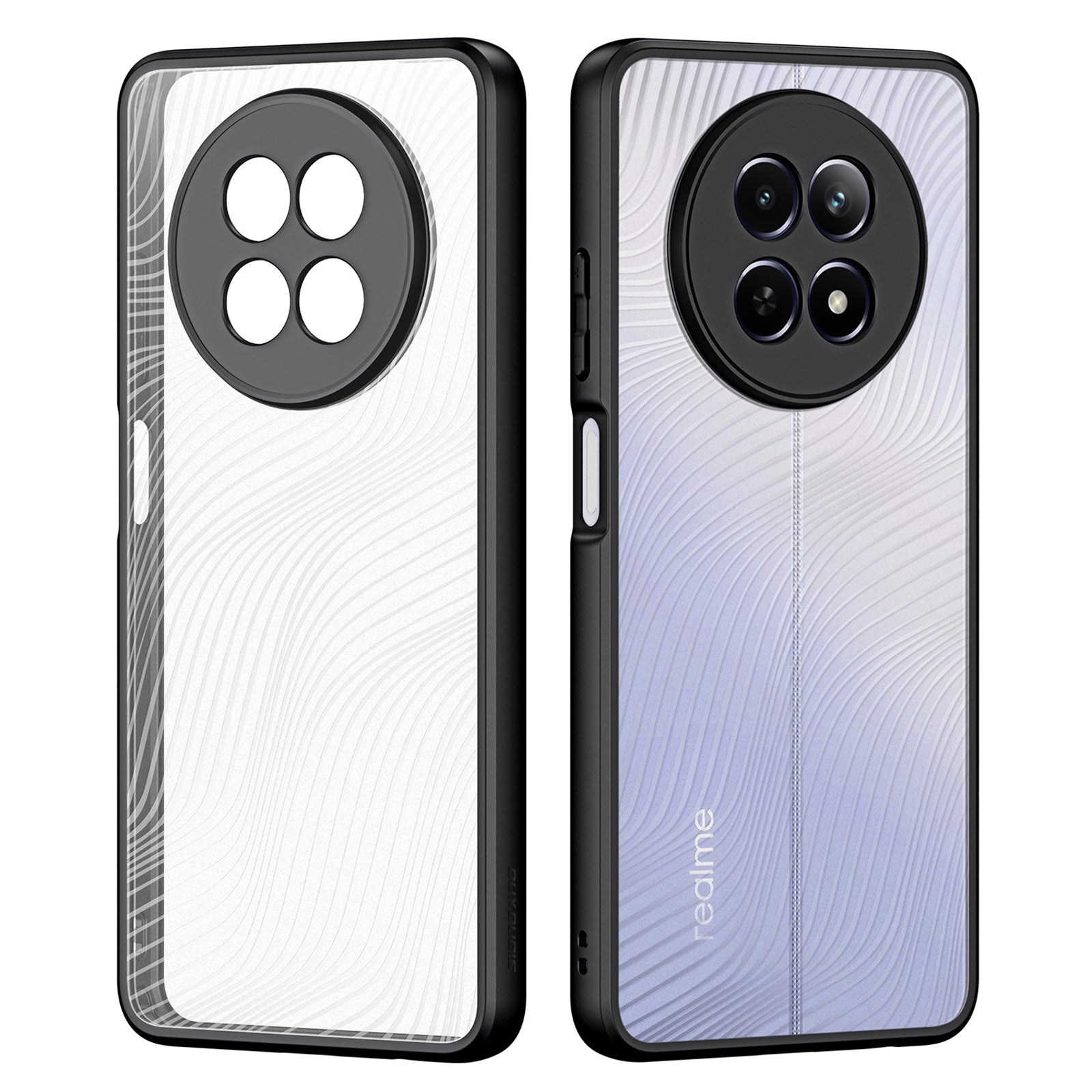 DUX DUCIS Aimo Series For Realme 12 5G / 12x 5G Case Drop Proof Slim Phone Cover (REACH Certification), Black