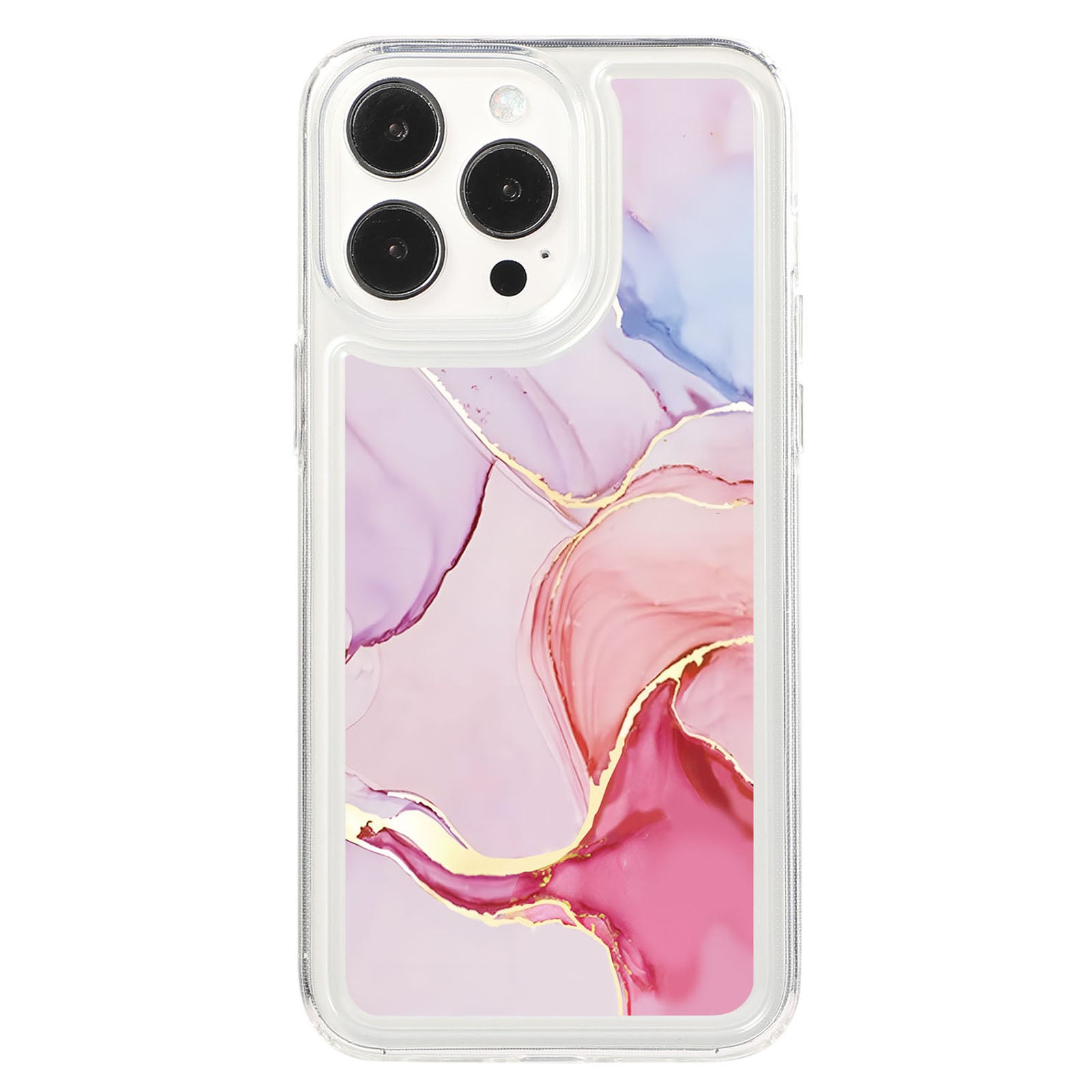 For iPhone 15 Pro Max Case Marble Pattern Soft TPU Airbag Protection Cell Phone Cover
