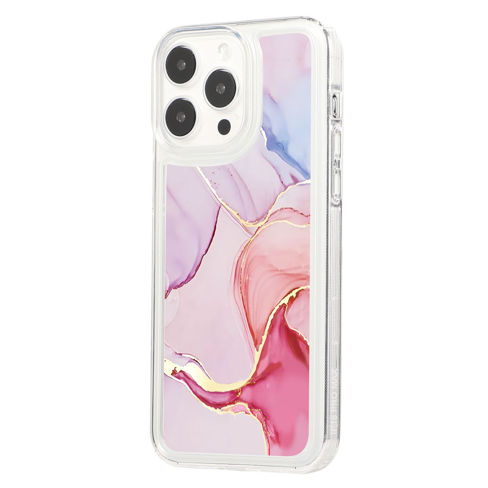 For iPhone 14 Pro Max TPU Case Airbag Protection Smart Phone Cover with Marble Pattern