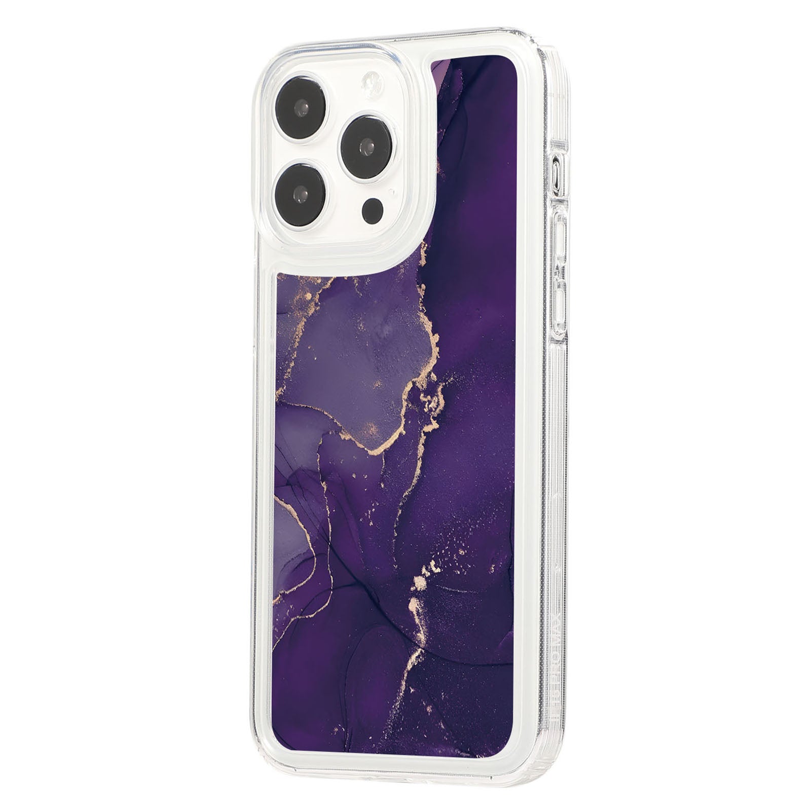 For iPhone 14 Pro Max TPU Case Airbag Protection Smart Phone Cover with Marble Pattern