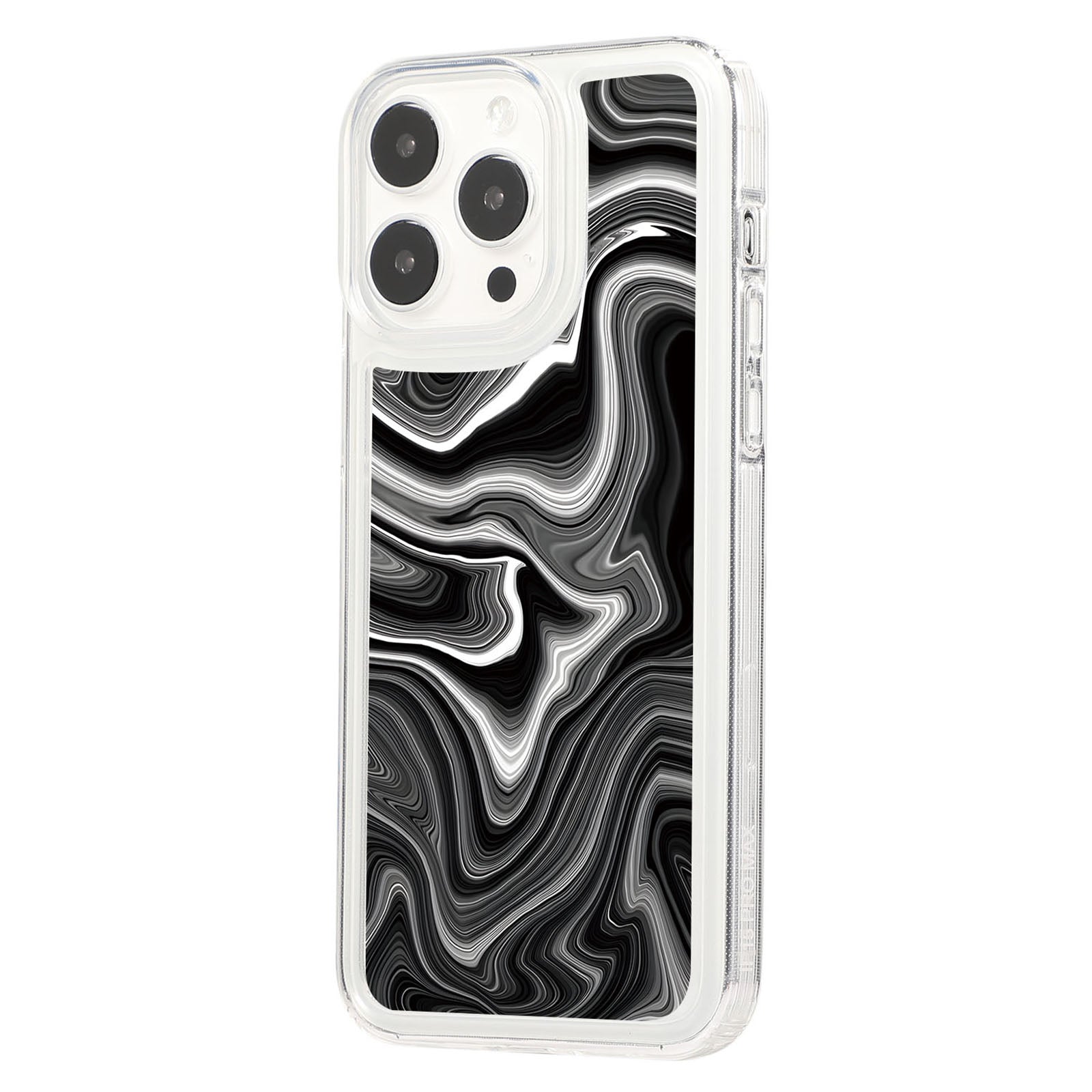 For iPhone 14 Pro Max TPU Case Airbag Protection Smart Phone Cover with Marble Pattern