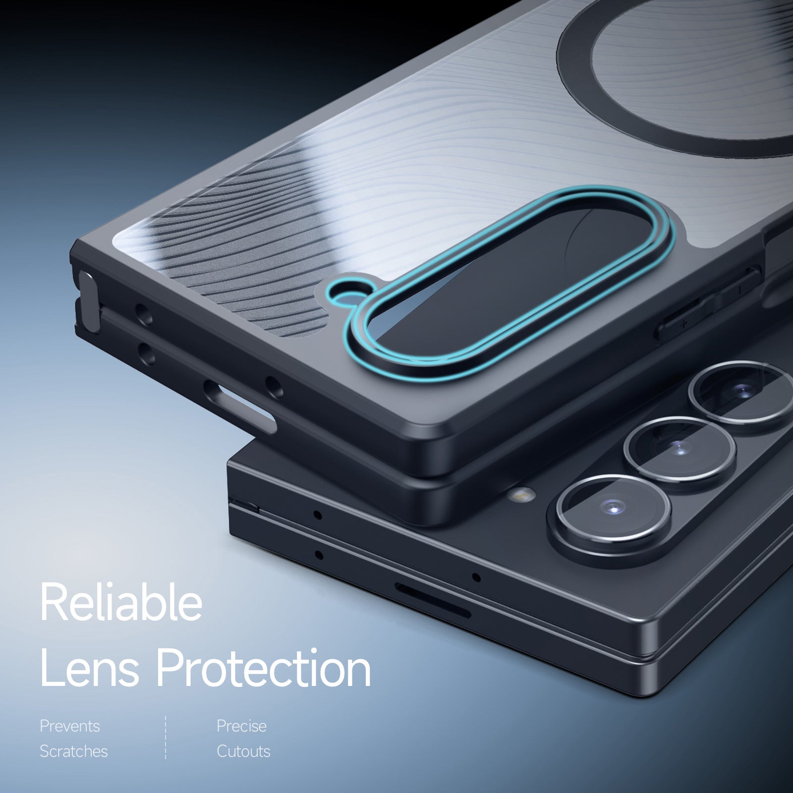 DUX DUCIS Aimo Series for Samsung Galaxy Z Fold6 5G Phone Case Compatible with MagSafe PC+TPU Slim Cover (REACH Certification), Black