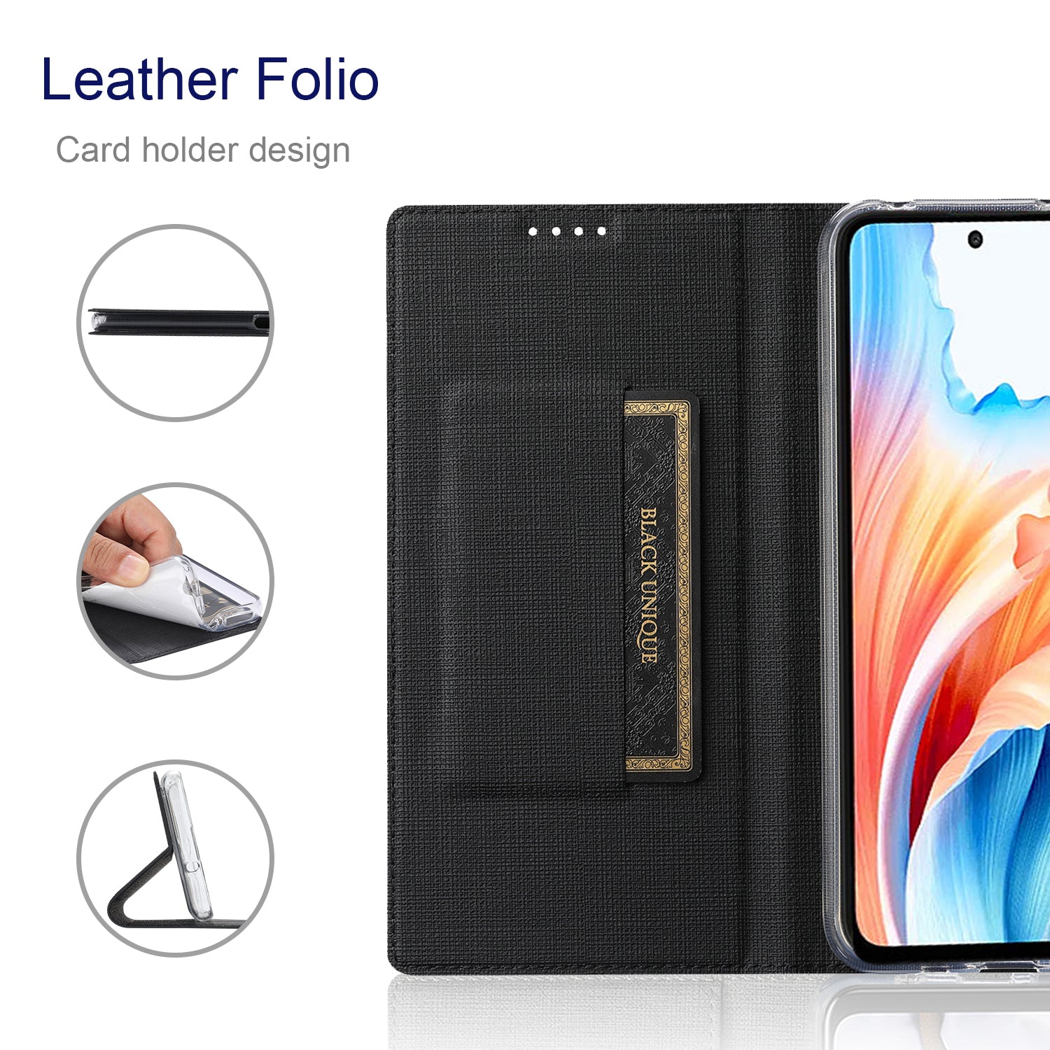 VILI DMX Series For Oppo A79 5G / A2 5G Case Card Holder Leather Magnetic Closure Phone Cover