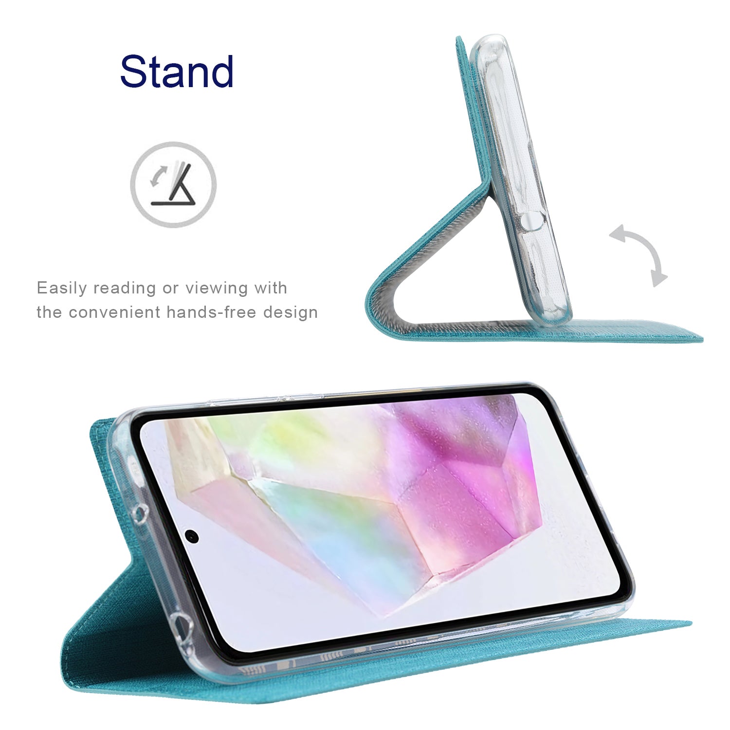 VILI DMX Series For Samsung Galaxy A35 5G Case Flip Shockproof PU Leather Card Holder Phone Cover
