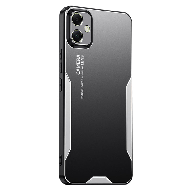 For Samsung Galaxy A05 4G Anti-Scratch Case Aluminum Alloy+TPU+PC Hybrid Phone Cover