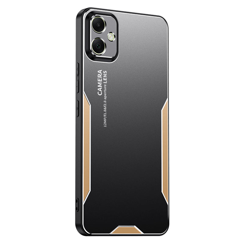 For Samsung Galaxy A05 4G Anti-Scratch Case Aluminum Alloy+TPU+PC Hybrid Phone Cover
