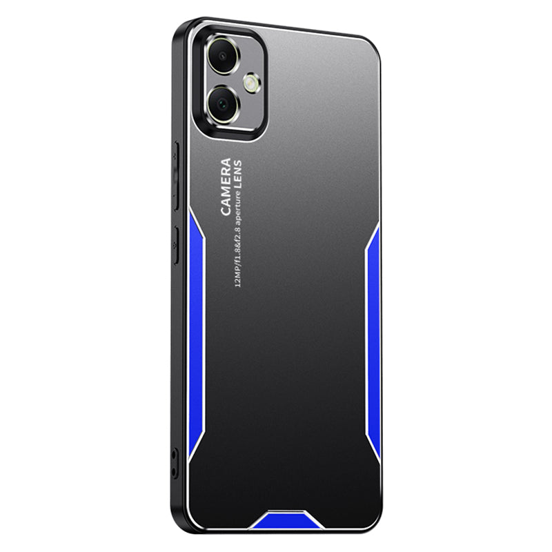 For Samsung Galaxy A05 4G Anti-Scratch Case Aluminum Alloy+TPU+PC Hybrid Phone Cover