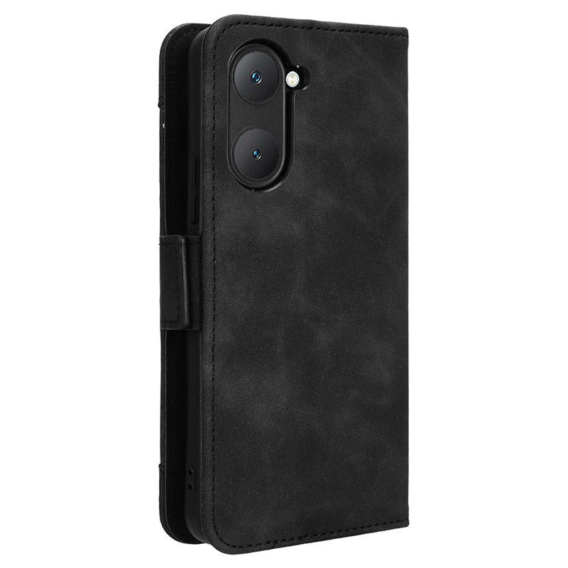 For vivo Y03 Leather Case with Multiple Card Slots Full Protection Wallet Phone Cover