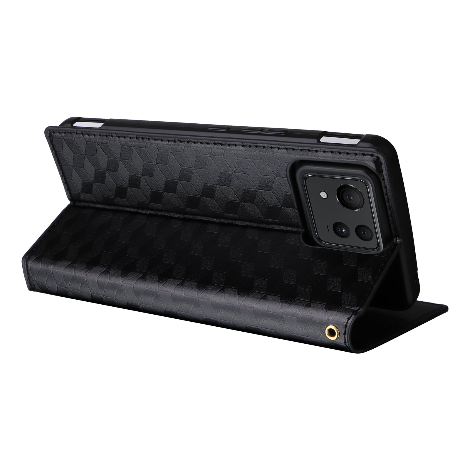 For Asus Zenfone 11 Ultra 5G Leather Wallet Case Rhombus Imprinted Protective Phone Cover
