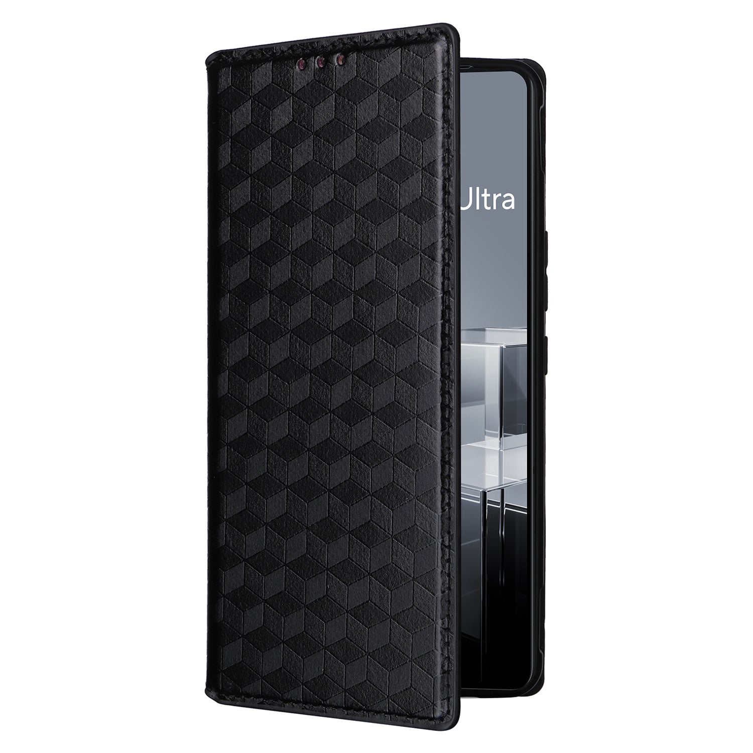 For Asus Zenfone 11 Ultra 5G Leather Wallet Case Rhombus Imprinted Protective Phone Cover