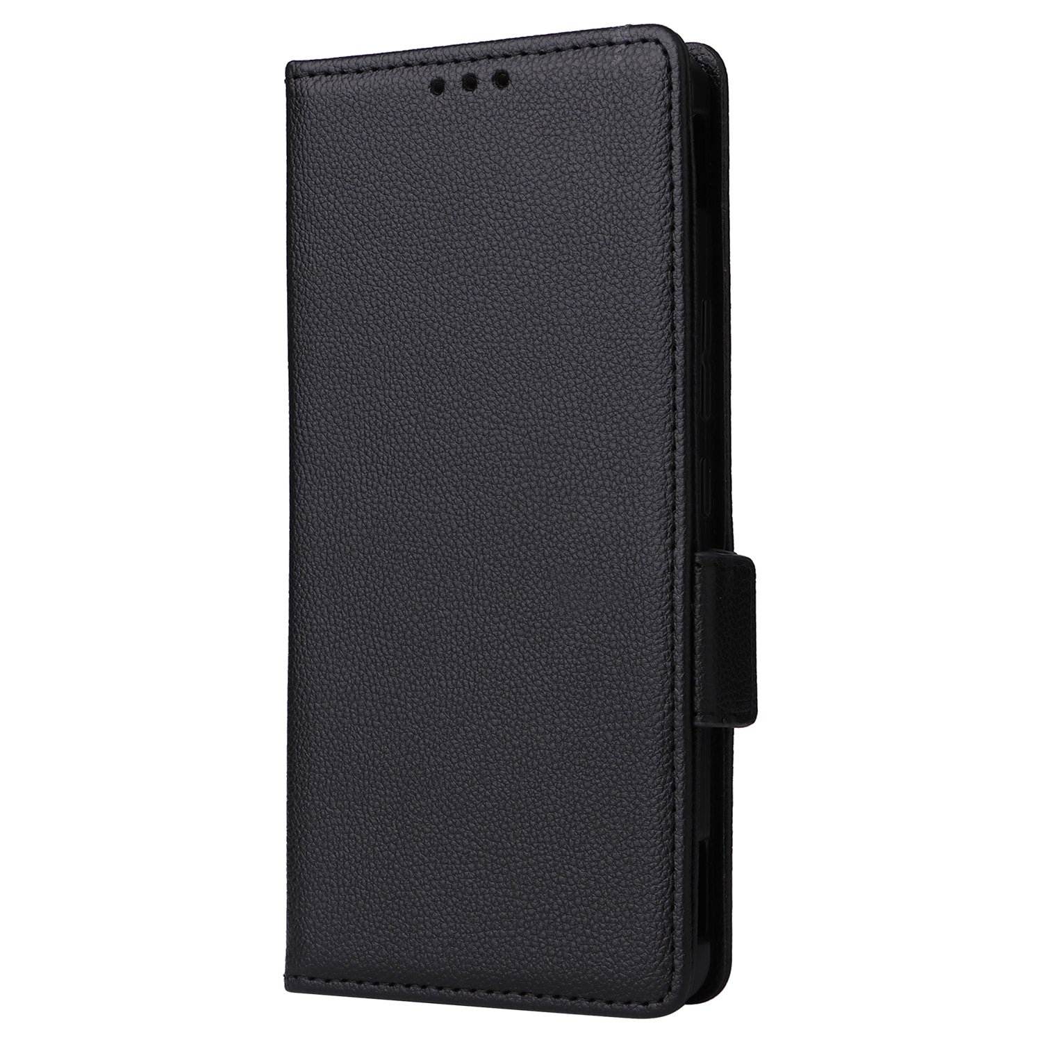 For Asus Zenfone 11 Ultra 5G Case Wallet Leather Litchi Texture Phone Cover with Wrist Strap