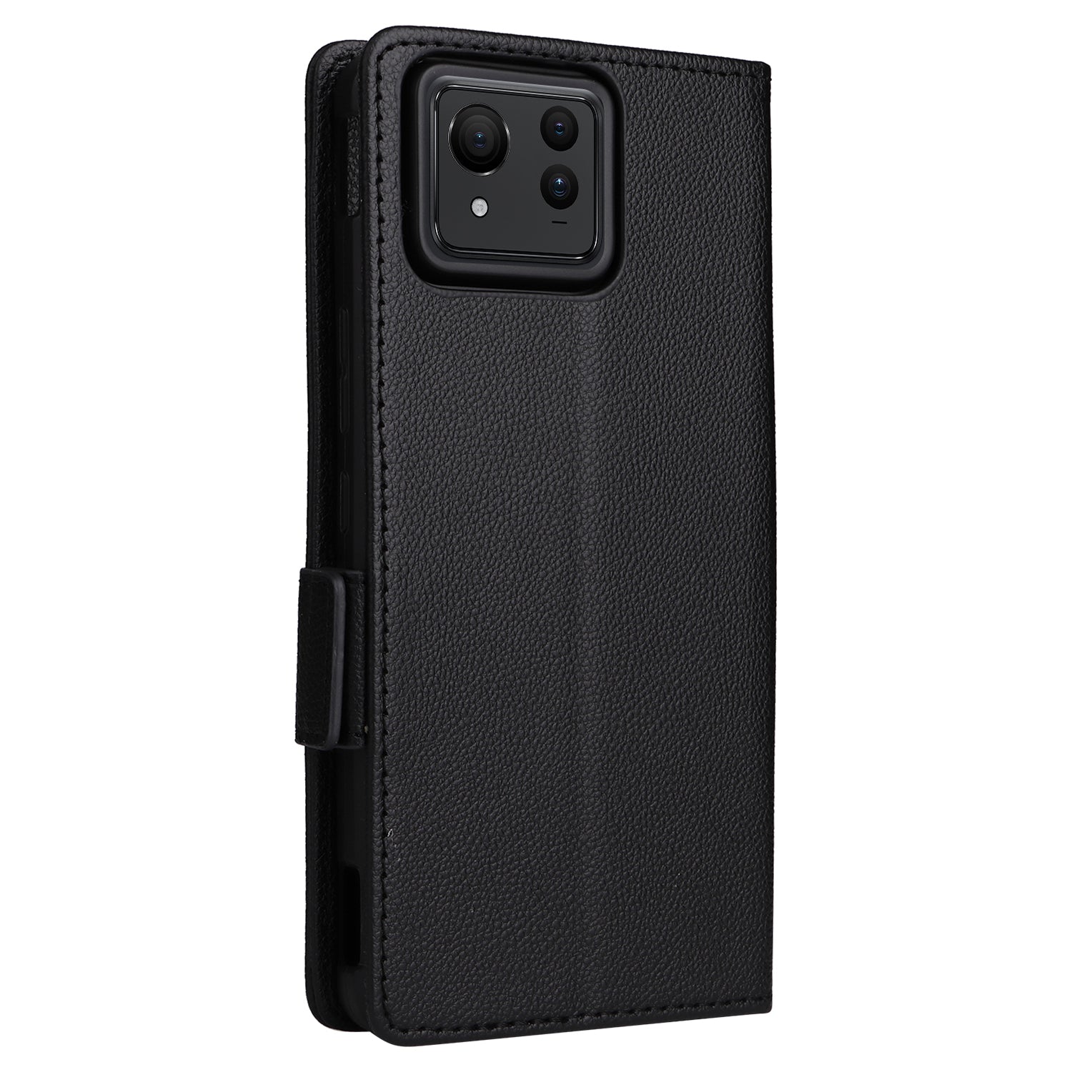 For Asus Zenfone 11 Ultra 5G Case Wallet Leather Litchi Texture Phone Cover with Wrist Strap