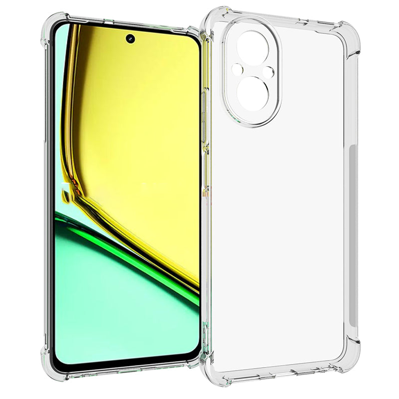 Case for Realme C67 4G Shell Shock-Absorbent TPU Phone Cover with Precise Lens Cutout