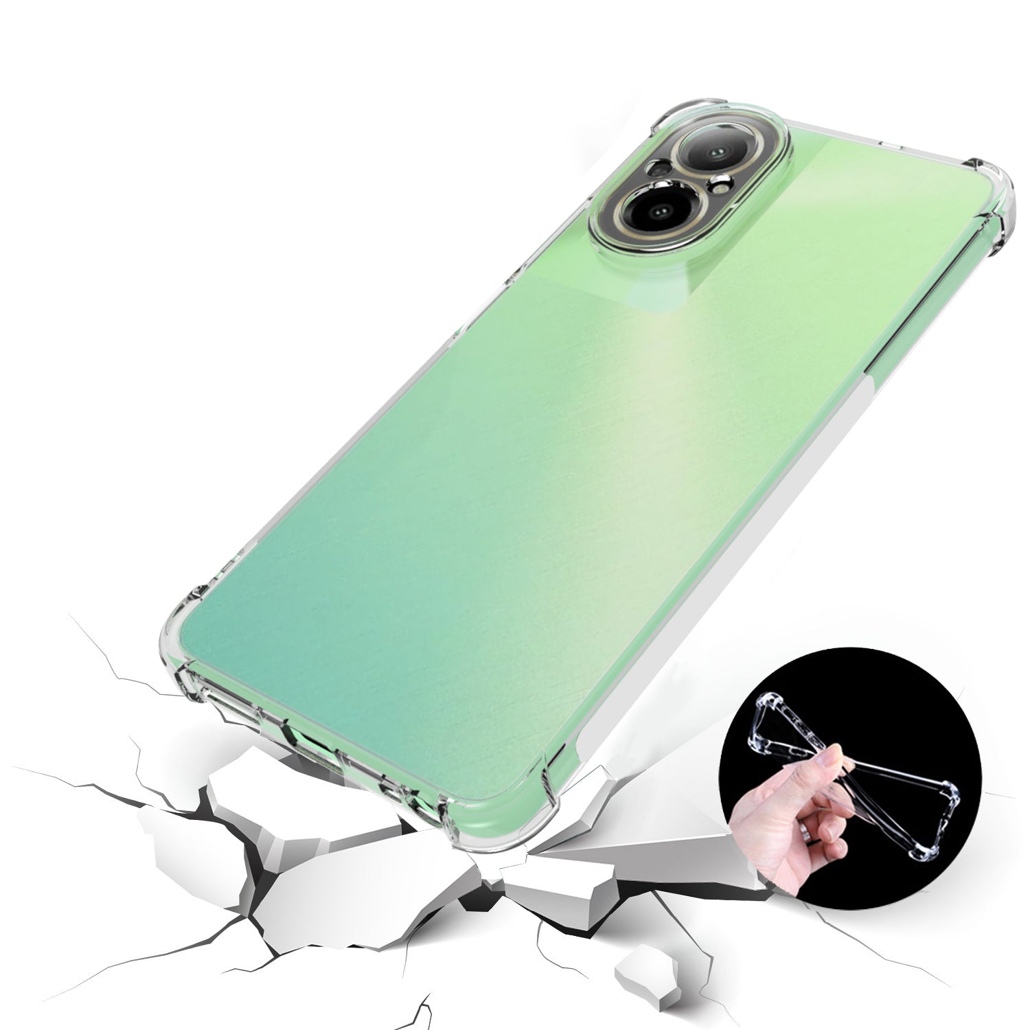 Case for Realme C67 4G Shell Shock-Absorbent TPU Phone Cover with Precise Lens Cutout