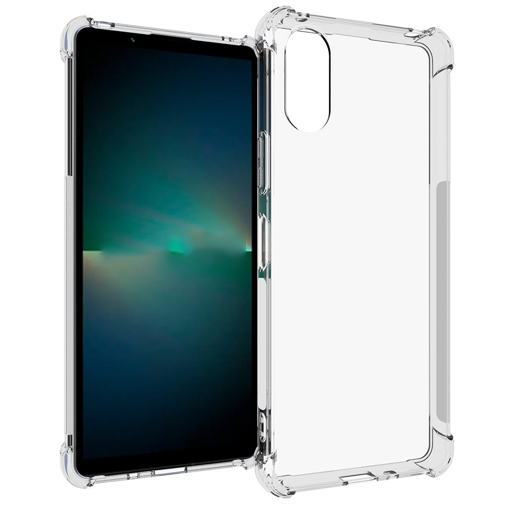 For Sony Xperia 5 VI Case Crystal Clear Soft TPU Drop-resistant Smart Phone Shell (Big Rear Lens Hole)