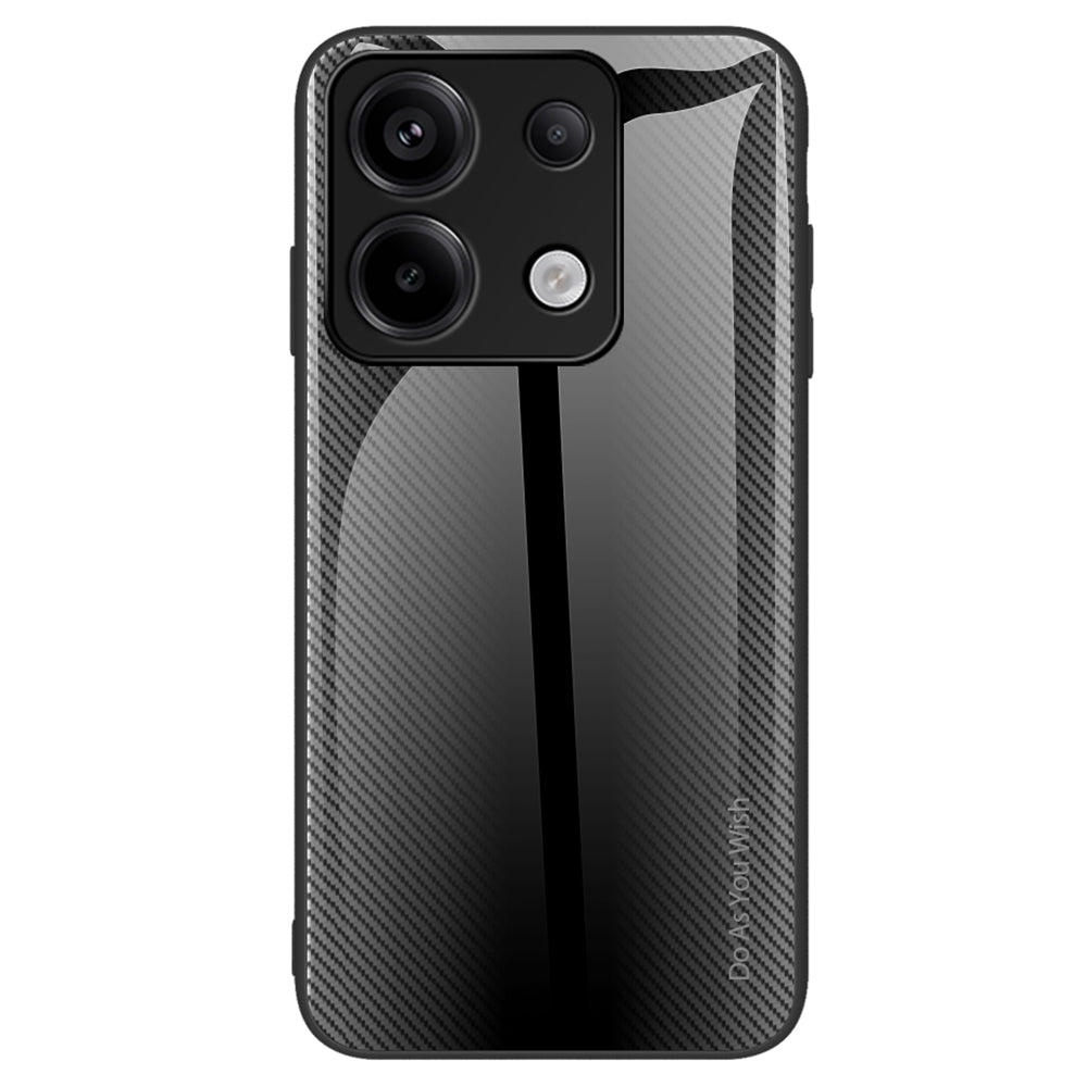 For Xiaomi Redmi Note 13 Pro 5G / Poco X6 5G Phone Cover Tempered Glass+TPU Bump Proof Case