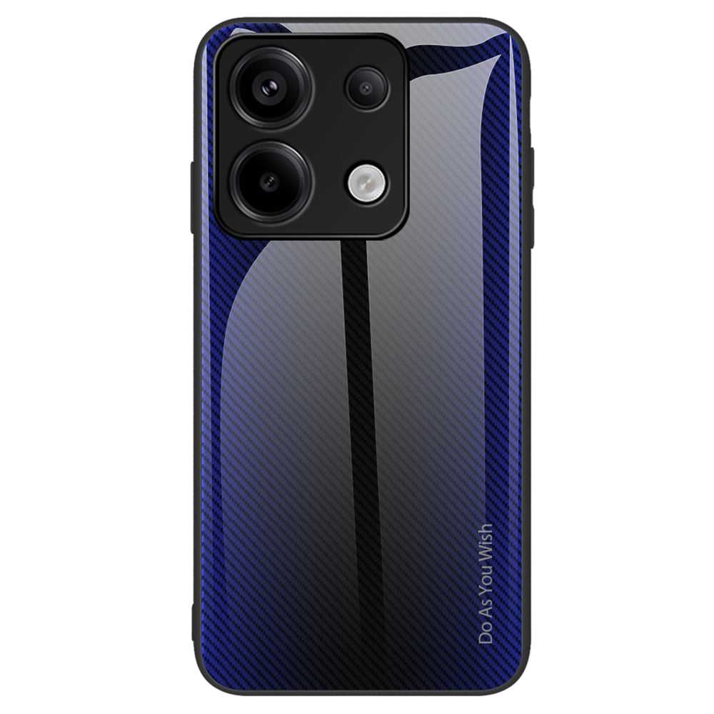 For Xiaomi Redmi Note 13 Pro 5G / Poco X6 5G Phone Cover Tempered Glass+TPU Bump Proof Case