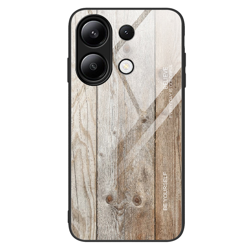 For Xiaomi Redmi Note 13 4G Case Tempered Glass+TPU Hybrid Phone Cover