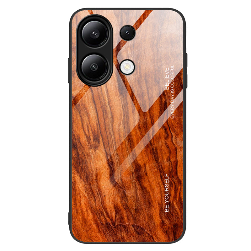 For Xiaomi Redmi Note 13 4G Case Tempered Glass+TPU Hybrid Phone Cover