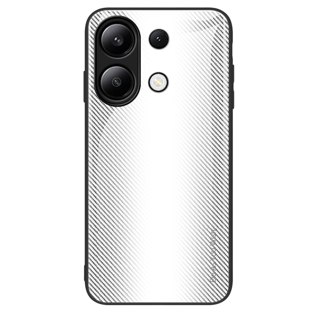 For Xiaomi Redmi Note 13 4G Case Tempered Glass+TPU Drop-proof Phone Cover