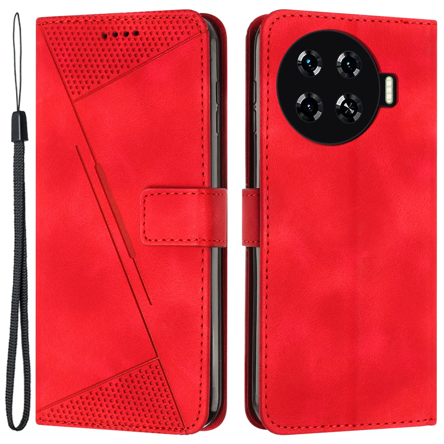 For Transsion Tecno Spark 20 Pro+ Wallet Phone Case Stand View Shockproof PU Leather Cover