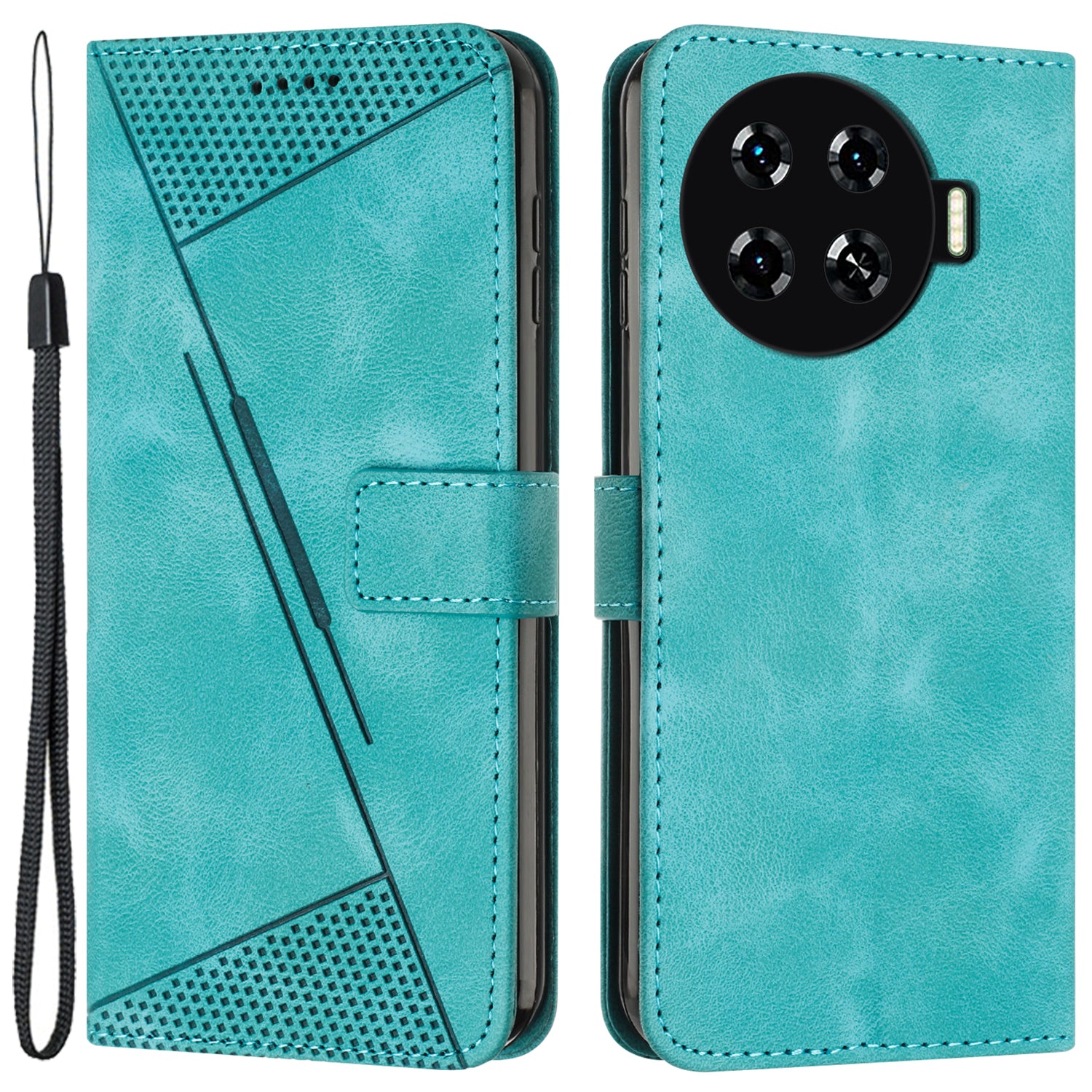 For Transsion Tecno Spark 20 Pro+ Wallet Phone Case Stand View Shockproof PU Leather Cover
