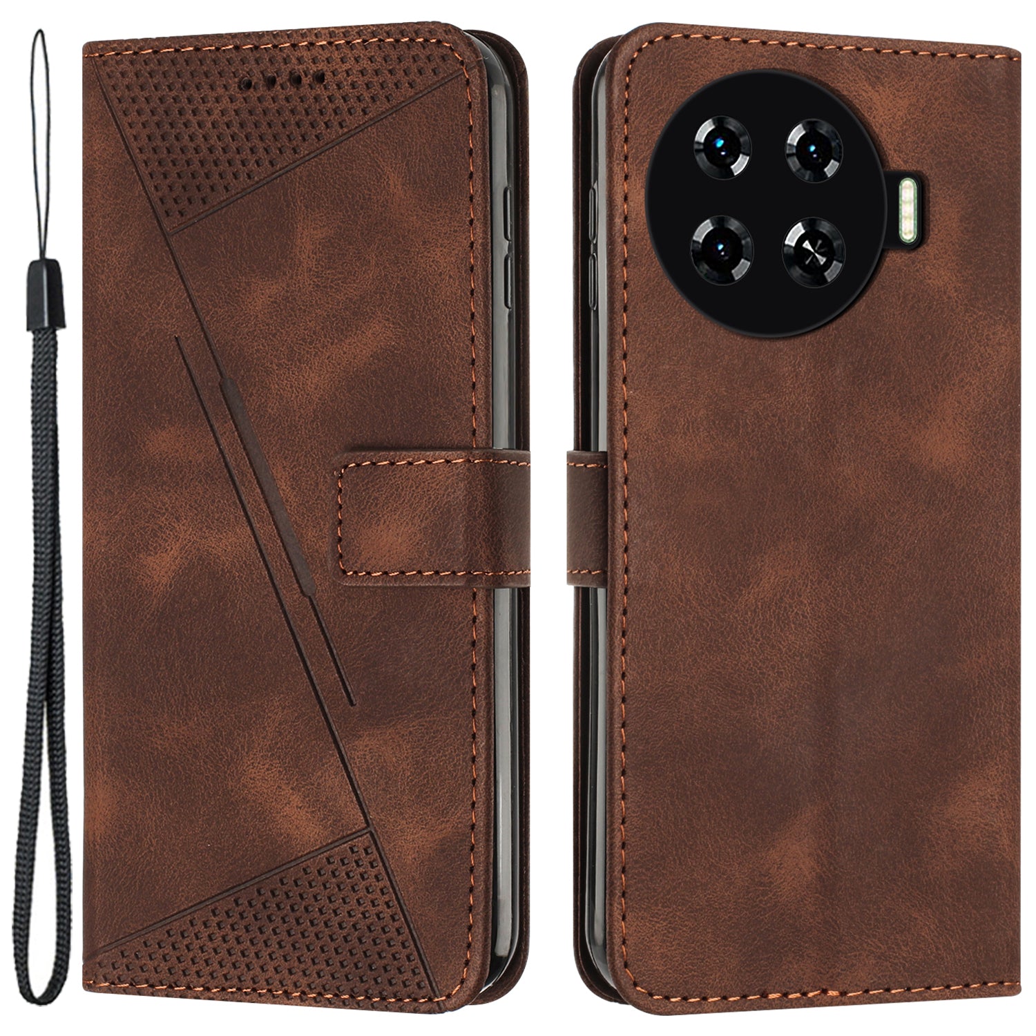 For Transsion Tecno Spark 20 Pro+ Wallet Phone Case Stand View Shockproof PU Leather Cover