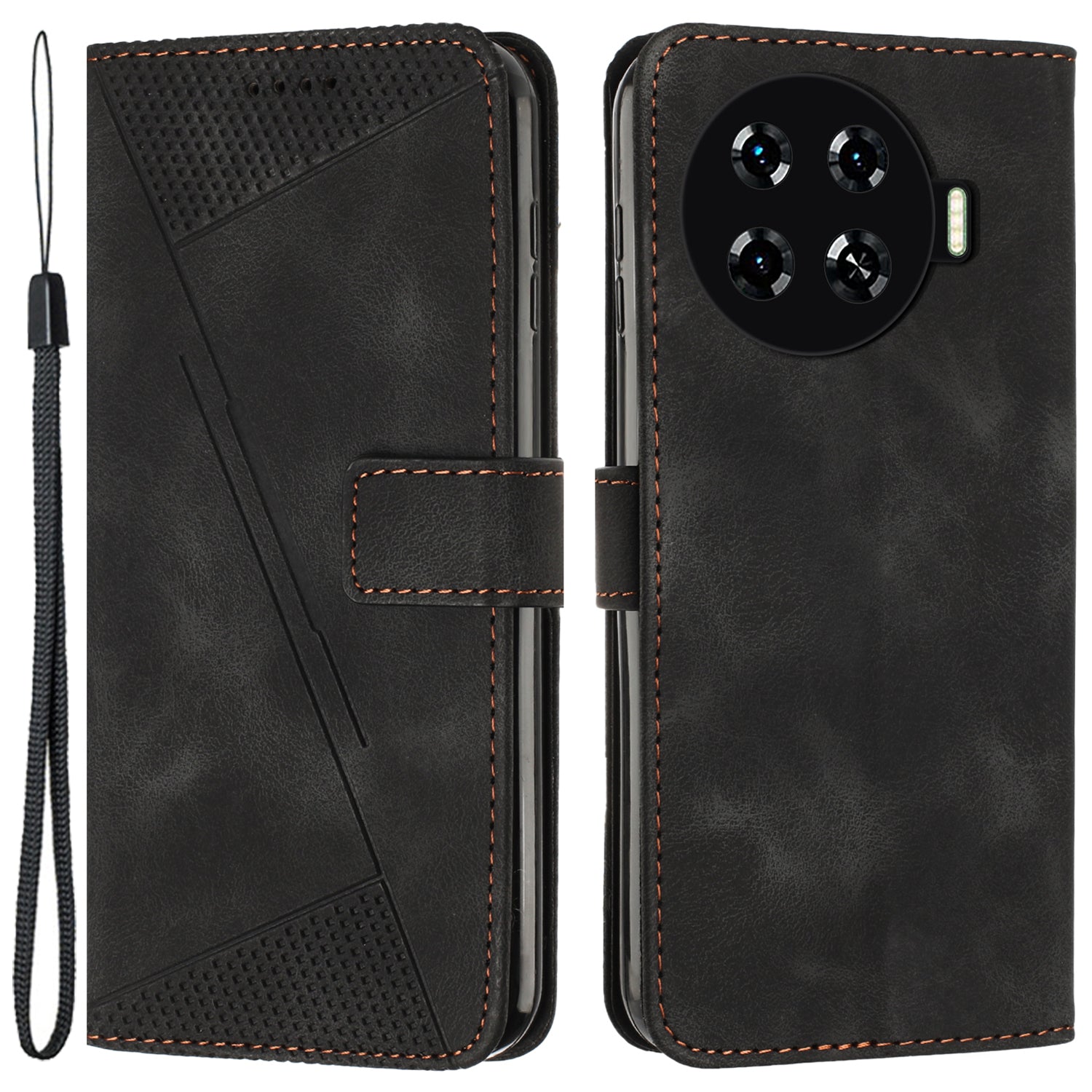 For Transsion Tecno Spark 20 Pro+ Wallet Phone Case Stand View Shockproof PU Leather Cover