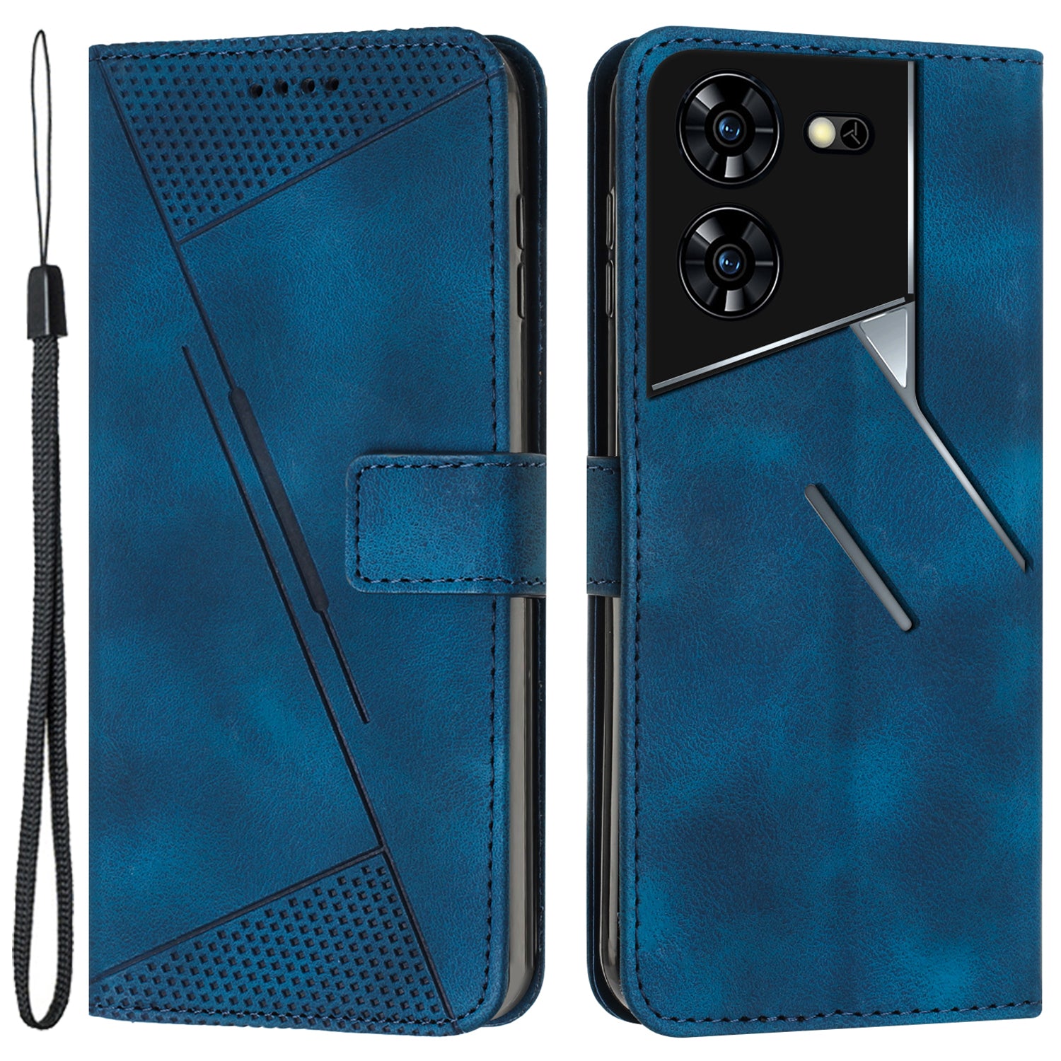 For Transsion Tecno Pova 5 Pro 5G Wallet Phone Case Stand View Anti-Drop PU Leather Cover