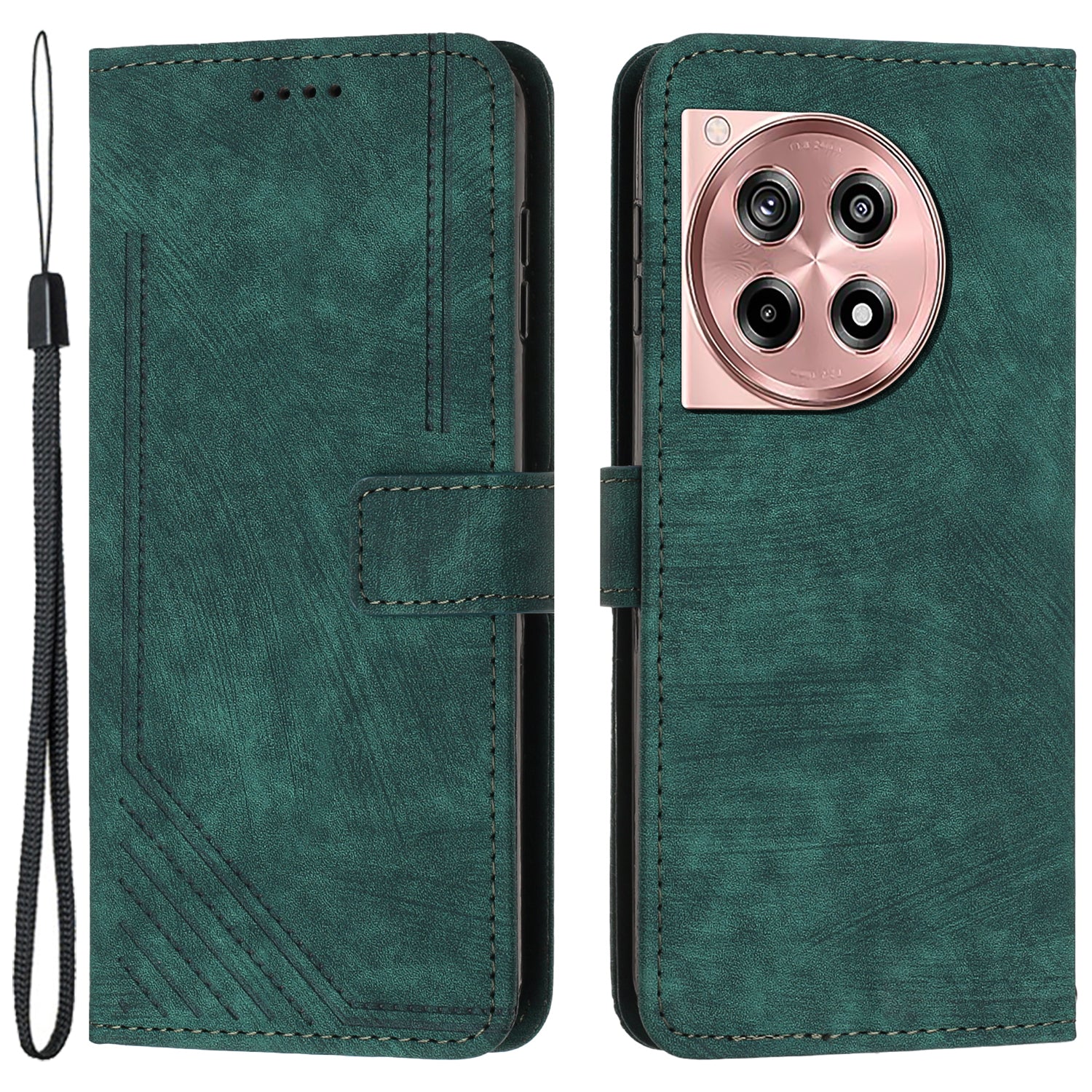 For OnePlus Ace 3 5G / 12R 5G Cell Phone Case Leather Skin Touch Cover
