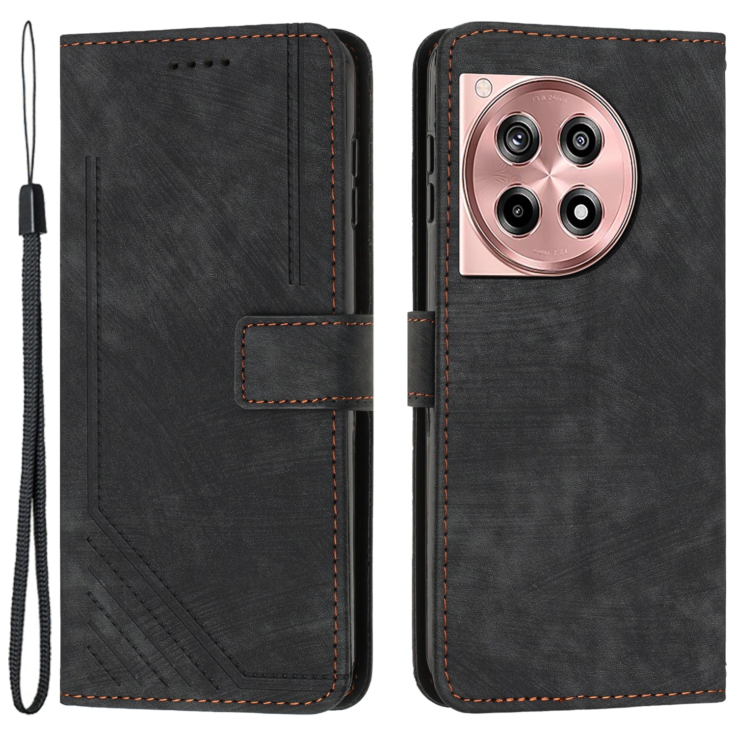 For OnePlus Ace 3 5G / 12R 5G Cell Phone Case Leather Skin Touch Cover